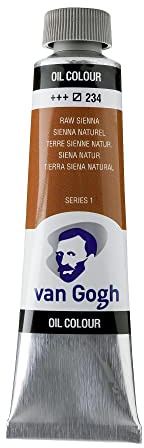 Van Gogh Oil Colour Paint, 40ml Tube, Raw Sienna 234