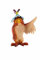 Bullyland 12325 - Spielfigur, Walt Disney Winnie Puuh, Eule mit Buch, ca. 7 cm