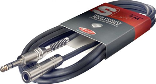 Stagg 20797 1 m 1x Stereo 3 Pin Female XLR Audio Cable - Black