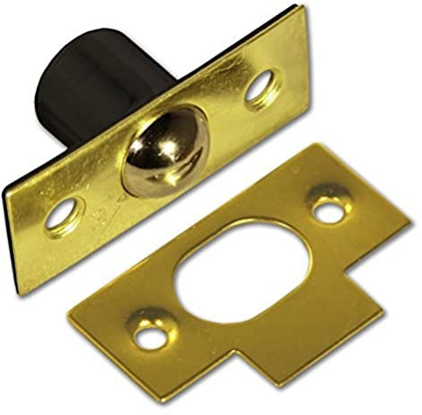 Merriway BH03558 (2 Pcs) EB 13mm (1/2 inch) Ball Cupboard Cabinet Door Bales Catch - Pack of 2 Pieces