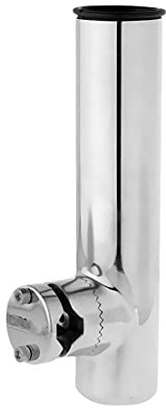 Gazechimp Support Titulaire Bateau Mer en Acier INOX Pince Porte-Canne à Pêche pour Rails 1-1/4 à 2 Outils