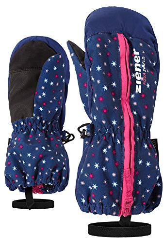 Ziener Baby LANGELO AS MINIS glove Ski-handschuhe / Wintersport | wasserdicht, atmungsaktiv, , snowflake print (snowflake print), 98cm