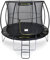 JumpKing 10ft Round Combo Deluxe Trampoline With Safety Enclosure Net and Ladder ❘ Outdoor Trampoline For Adults & Kids, Polyethylene Surround Pad & UV Protected Safety Net For Safe Bouncing