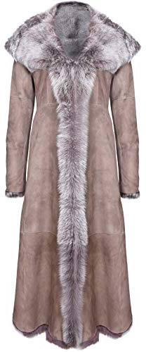 Infnity Leather Damen Taupe Damen Weiche Echt Toskana Lammfell Gilet Weste 2XL