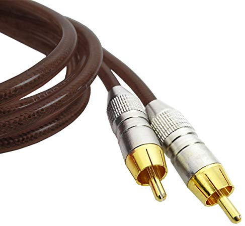 Rode Câble RCA professionnel Hi-Fi 2 fiches mâles Marron 3 m