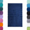Lavea Saunatuch XXL, Navyblau, 80 x 220 cm Premium Frotteeserie Bali | GOTS Zertifiziert, 100% Bio Baumwolle