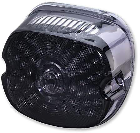 Germany Motorsports Motorrad Mini LED Rücklicht passend für Harley Davidson Modelle schwarz getönt e-geprüft