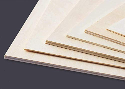 Tableros de contrachapado, Cortados a Medida. Fabricados en España. Calidad Profesional. (A2 / Espesor:5mm / 10 Tableros)