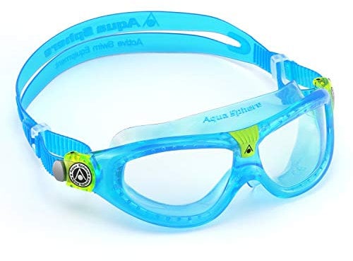 Aqua Sphere Seal Kid 2 - blau weiß/blaues Glas Schwimmbrille