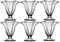 Queensway Home & Dining Canada Glass Ice Cream Bowls (6)