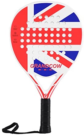 Padelschläger Palas de Padel Raqueta, leicht, für Damen, Spielerinnen, Tropfenform, weicher EVA-Kern, Fiberglas-Oberfläche, für Anfänger bis Fortgeschrittene, armfreundlich, Allround-Schläger, 38 mm