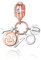 BIZK Ich Liebe Dich Charm Anhänger für Armband 925 Sterling Silber Charm Bead Pendant Rosegold für Europäische Armbänder (Ich Liebe Dich)