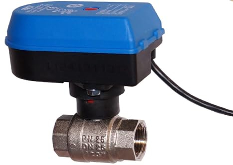 Motor-Kugelhahn elektrischer Kugelhahn Kugelventil Schwenkantrieb 230V PN10 (1 1/4)
