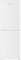 Cookology CFF1855050WH Static 185 Litre Freestanding 50/50 Fridge Freezer, Adjustable Temperature Control, Reversible Doors and Legs, Efficient LED Light, 4 Star Freezer Rating - in White