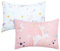 UOMNY Kleinkind-Kissenbezüge für 33 x 45 cm, 30 x 40 cm, 35 x 48 cm, Einhorn, Kleinkind-Kissenbezug für Mädchen, 2 Stück, Kinder-Kissenbezüge für schläfrige Kissen, Reise-Kissenbezüge, Rosa/Weiß