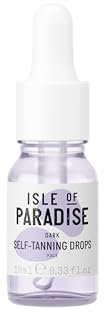 Isle of Paradise Self Tanning Face Drops Dark (10 ml) Add Self Tanning Drops to Skin Care Natural Ingredients & Vegan