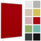 Plissee ohne Bohren 85 cm x 100 cm - Rot - Plissee klemmfix, Rollos für Fenster ohne Bohren, Jalousien Fenster für innen, Raffrollo, Fenster plissee