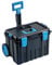 Högert Technik - Boite à Outils sur Roues HT7G501, Malette à Outils avec une Capacité de Charge jusqu'à 50 kg, Trousse a Outils, Fermetures Robustes en ABS, Construction Modulaire