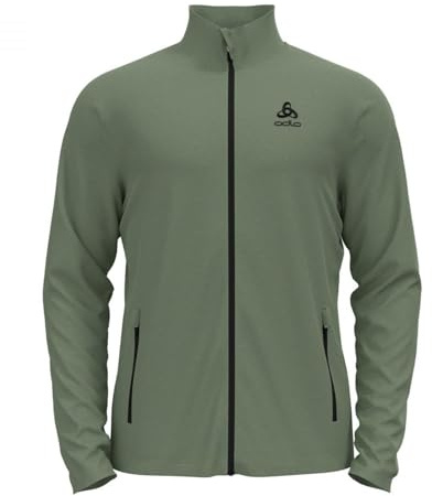 Odlo Herren Hoodyjacke mit Reißverschluss ROY, matte green - deep depths, L