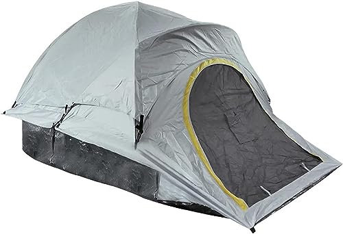 MFYDPP Autozelt, LKW-ladeflächenzelt, Pickup-Zelt, Wasserdichter LKW-Camper, Einfach Aufzubauende LKW-zelte Für Camping(Size:Width 180cm,Color:Grau)