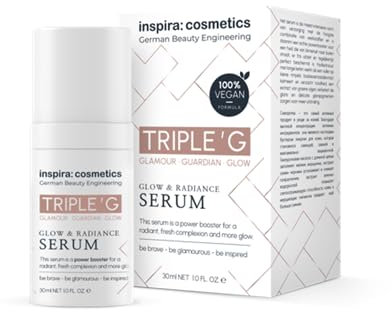 TRIPLE'G Glow & Radiance Serum 30 ml, 100% vegano, GlowBooster, ácido hialurónico