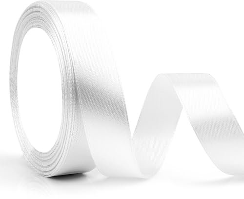 Weißes Band zum Verpacken von Blumen