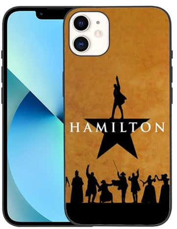 CHENQIAOHU Compatible with iPhone 11 Case, Design Unique Pattern Soft TPU Bumper Slim Protective Case for Men Women Girl Boy(Wonderful-Hamilton-4)