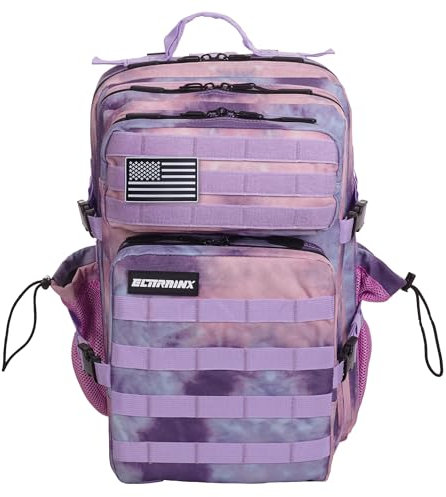 ELITRAINX Elitex Training Rucksack, 45 l, wasserabweisend, für Patch-Bereich, Flugzeugkabine, Fitnessstudio, Computerfach, Oxford 1000D, Starry Sky, 45 Litros