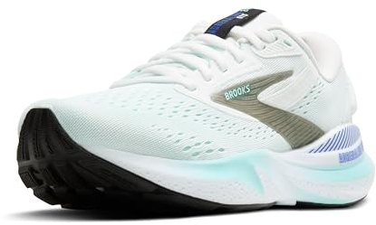 BROOKS Womens Adrenaline Gts 24 Sneaker, White Limpet Shell Amparo, 5.5 UK