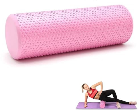 Rouleau de Massage Musculaire. Foam Roller pour Trigger Massage Physiothérapie. Rouleau Masseur pour les Jambes, le Dos, les Bras et Relâcher les Tensions Musculaires. 45x15cm