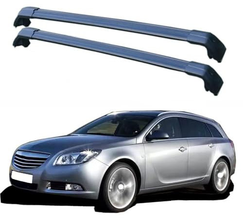 YRCTHEK für Opel Insignia 5-dr 2008-2014 2 Stück Aluminium Dachträger Relingträger Dachgepäckträger- Alu Relingträger,A