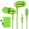 Ludos OMNITONE USB C Headphones, 5 Years Warranty, USB-C Earbuds for iPhone 16 15 Pro Max Plus Samsung Galaxy S24 S23 Ultra S22 S21 FE S20 Z Flip 3 Fold 4 A53 A54, USB Type C Earphones - Green