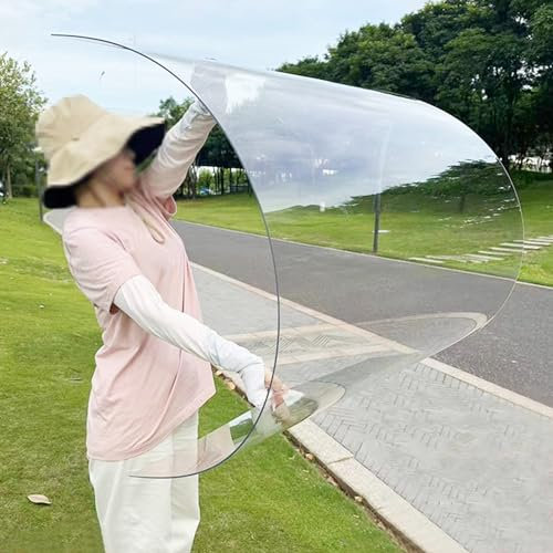 YHKJLYH Transparente Dachplatte, Polycarbonat-Dachplatte, 1 mm Dicke Tageslichtplatte, Dachverkleidung, UV-Schutz, transparente regenfeste Platte, für Gewächshäuser, Carports, Veranden (1,56 m x 8 m