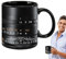 Tasse pour appareil photo, 9,5 x 8 cm, tasse d'objectif 350 ml, tasse pour café, thé et jus, souvenir amusant et créatif, parfait pour et collectionneurs, noir