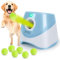 Orifesio Ballwurfmaschine für Hunde, Ballmaschine Hund mit 6 Tennisbälle, Interaktives Hundespielzeug Elektrisch für Kleine Hunde, Hund Tennis Ballmaschine für Innen und Außen