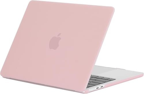 EooCoo Hülle Kompatibel für MacBook Air 15 Zoll M2 A2941 M3 A3114 mit Touch ID, 2023 2024 Freisetzung, Ultradünne Matte Oberfläche, Hartschale Schutzhülle Case, Rose