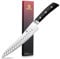 Piklohas Resharpenable Bread Knife, 8 Inch Multifunction Serrated Knife for Homemade Bread, Razor Sharp Sourdough Slicing with Innovative Wavy Edge for Efficient Cutting, Baking & Father's Day Gifts