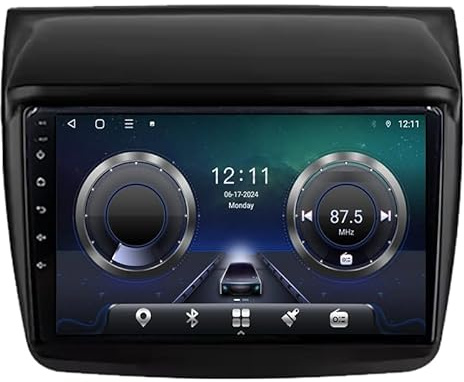 9Car Multimedia Autoradio Doppel din Radio Mit Navigation Für Mitsubishi Pajero Sport 2 L200 Triton 2008-2016 Einfügen Und Verwenden Navigationsgeräte GPS Car Video Player Steering Wheel Control