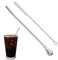 Bombilla Straw En Acier Inoxydable Avec Cuillère Filtrante Amovible, Pailles Réutilisables Pour Le Thé En Vrac, Le Café Et Les Boissons, Avec Des Brosses De Nettoyage, Longueur 245 Mm, Accessoire Écol
