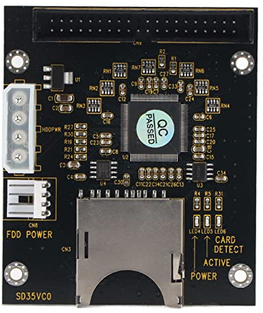 Ailgely to IDE, Convert, SDHC, MMC to an IDE-compatible Hard Drive, Bootable PC Solution, No Hard Drive Noise, with Four-legged Computer Power Connector, for DOS//