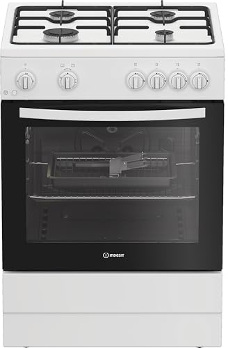 Indesit I6GGMMW/UK 60cm wide Single Oven Gas Cooker - White