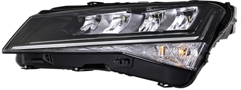 HELLA 1EX 354 896-011 LED-Hauptscheinwerfer - für u.a. SKODA SUPERB III (3V3) 1.4 TSI iV - schwarz - ECE/CCC - für Rechtsverkehr - links