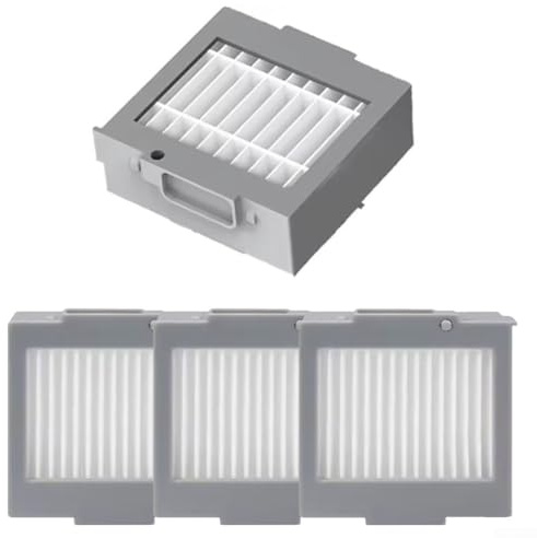 Lot de 4 filtres HEPA pour aspirateur Roomba Max 705 VAC - Cartouche de filtre de rechange lavable
