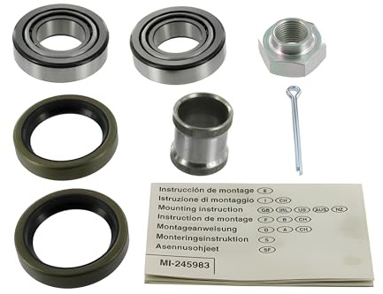 SKF Radlagersatz mit Wellendichtring VKBA 562 Position Hinterachse Außendurchmesser 52mm Höhe 111mm Länge 111mm Breite 84mm - OE Qualität