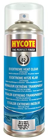 Hycote Fast Drying Extreme Heat Aerosol Car Spray Paint, Clear, 400 ml