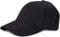 styleBREAKER klassisches 6 Panel Cap mit gebürsteter Oberfläche, Baseball Cap, verstellbar, Unisex 04023018, Schwarz, Einheitsgröße