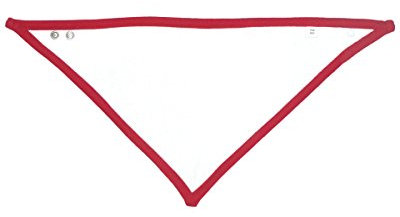 Babybugz Bandana Lätzchen Gr. Einheitsgröße, weiß / rot
