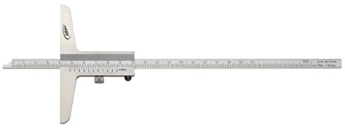 HELIOS-PREISSER Tiefenmessschieber Form A DIN 862 Messbereich 0-300 mm, 0282205