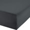 Erwin Müller Boxspringbett-Spannbettlaken Freising Elasthan-Jersey-Stretch - anthrazit Größe 140x200 cm - 160x220 cm - dehnbar, antipilling, bügelfrei, Rundumgummi