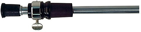 Ulsa 41465 Kontrabassstachel Kombi, Länge 35 cm, Metallrohrstab Ø 16 mm, Metallrohrstab schwarz, Made in Germany